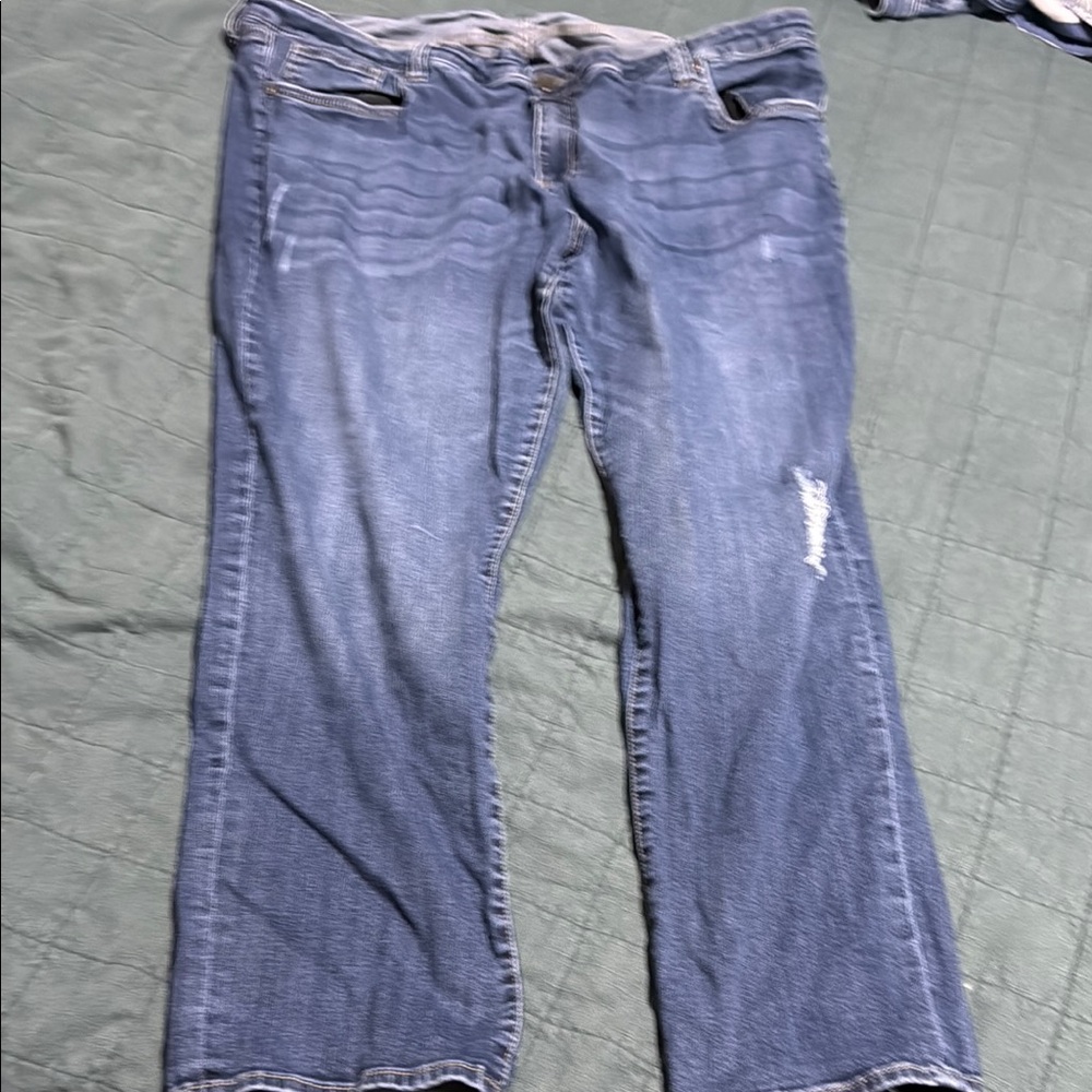 Kut from the Kloth Dark Blue Straight Leg Jeans